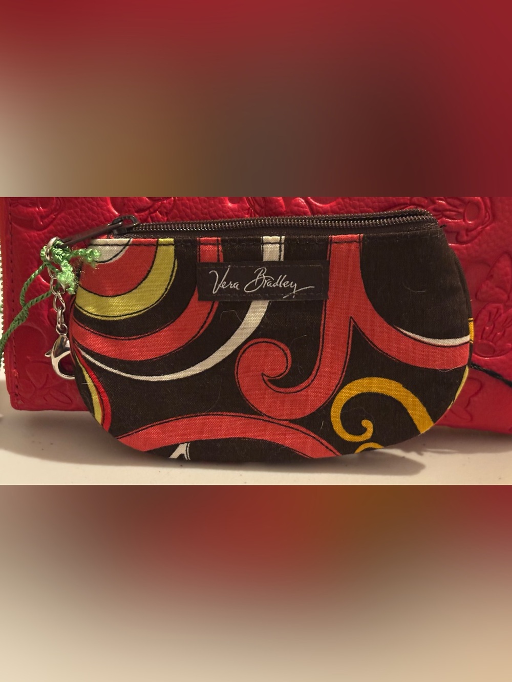 Vera Bradley Clip Zip ID Case, retired "Pucci STYLE NWT